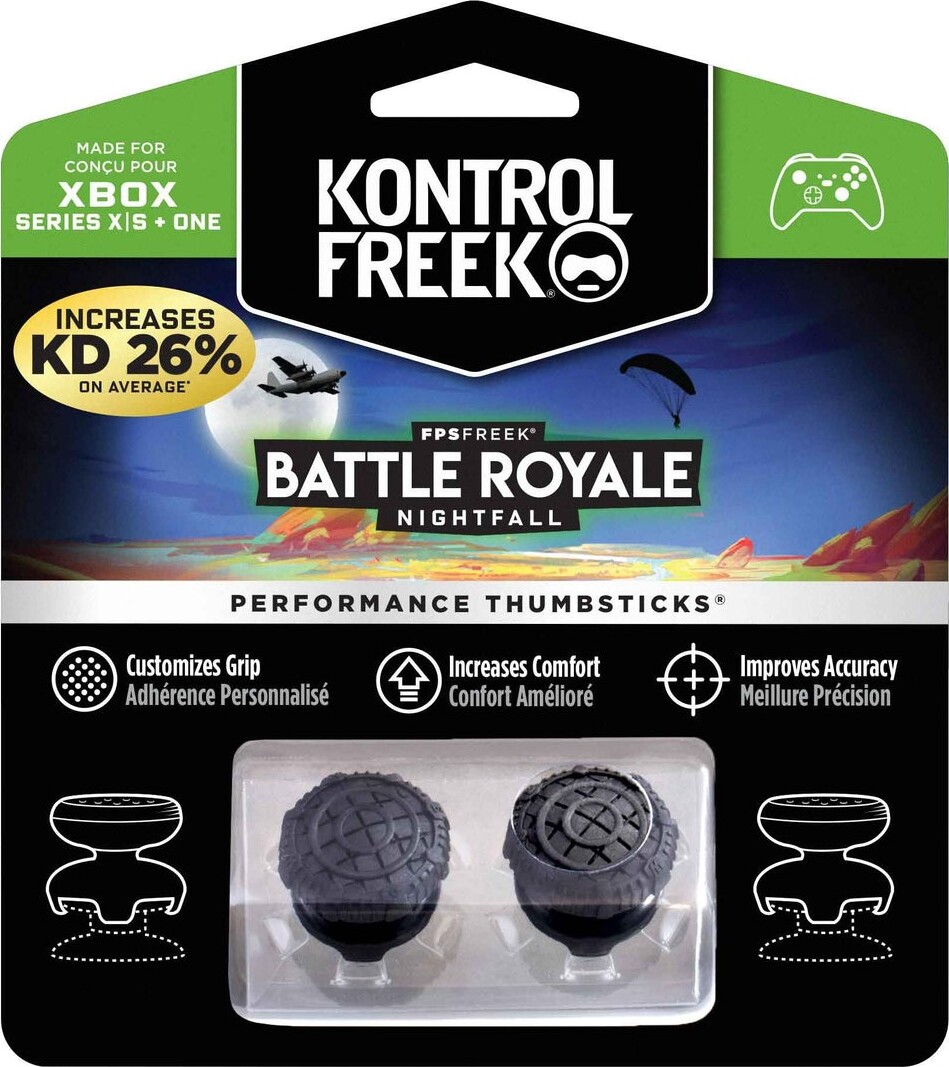 Se Kontrolfreek - Fps Freek Battle Royale Nightfall Thumbsticks Til Xbox X/s/one - Sort hos Gucca.dk