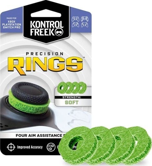 Kontrolfreek - Precision Rings Til Xbox, Playstation Og Switch Pro - Soft