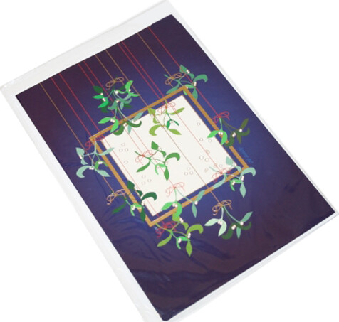 Kort 1 / 1 Julekort Lilla Med Mistelten