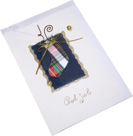 Kort 1 / 1 Julekort Udstandset Julesok