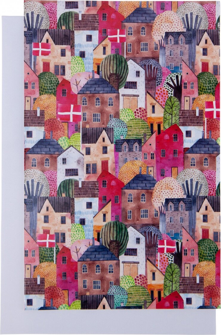 Kort Med Kuvert - 11x17 Cm - Huse - Scanseason