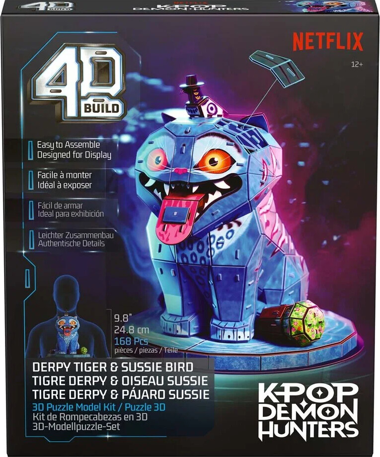 K POP Demon Hunters Build Derpy 4D Puzzles