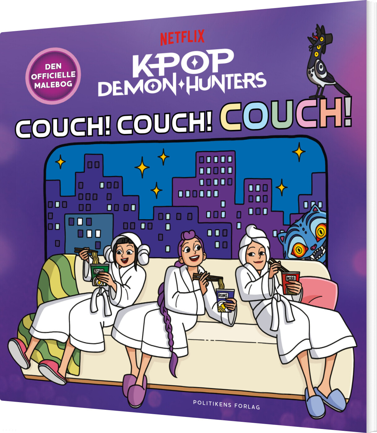 Kpop Demon Hunters: Couch! Couch! Couch! Den Officielle Malebog - Bog