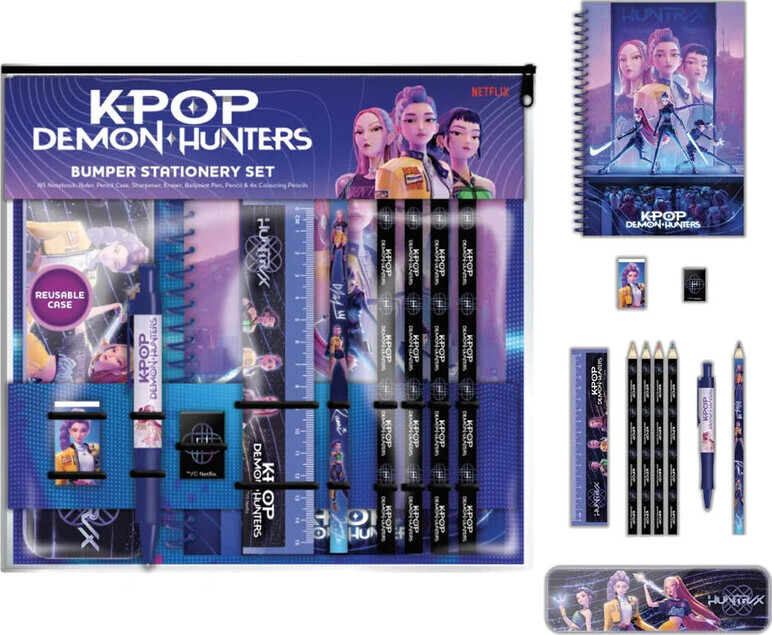 K-pop Demon Hunters - Skriveartikler Bumper Sæt - A5