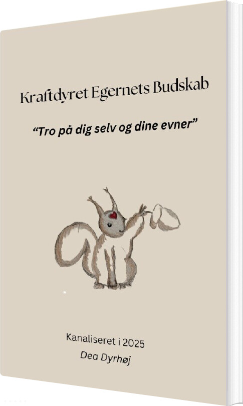 Billede af Kraftdyret Egernets Budskab - Dea Dyrhøj - Bog