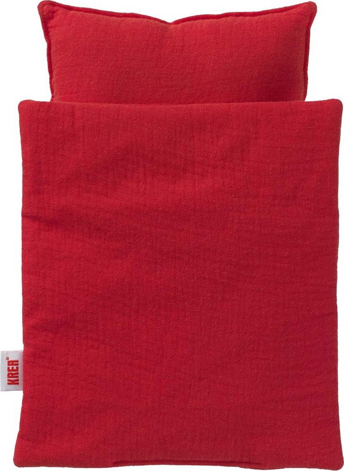 Krea - Dukke Sengetøj - Rød