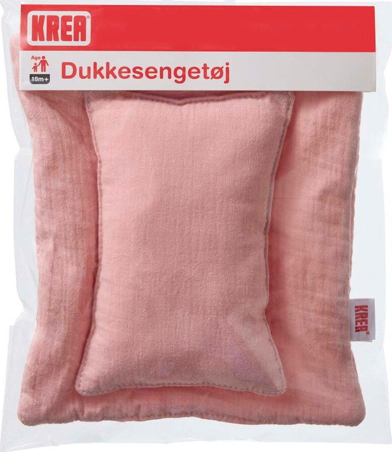 Krea - Dukke Sengetøj - Rosa
