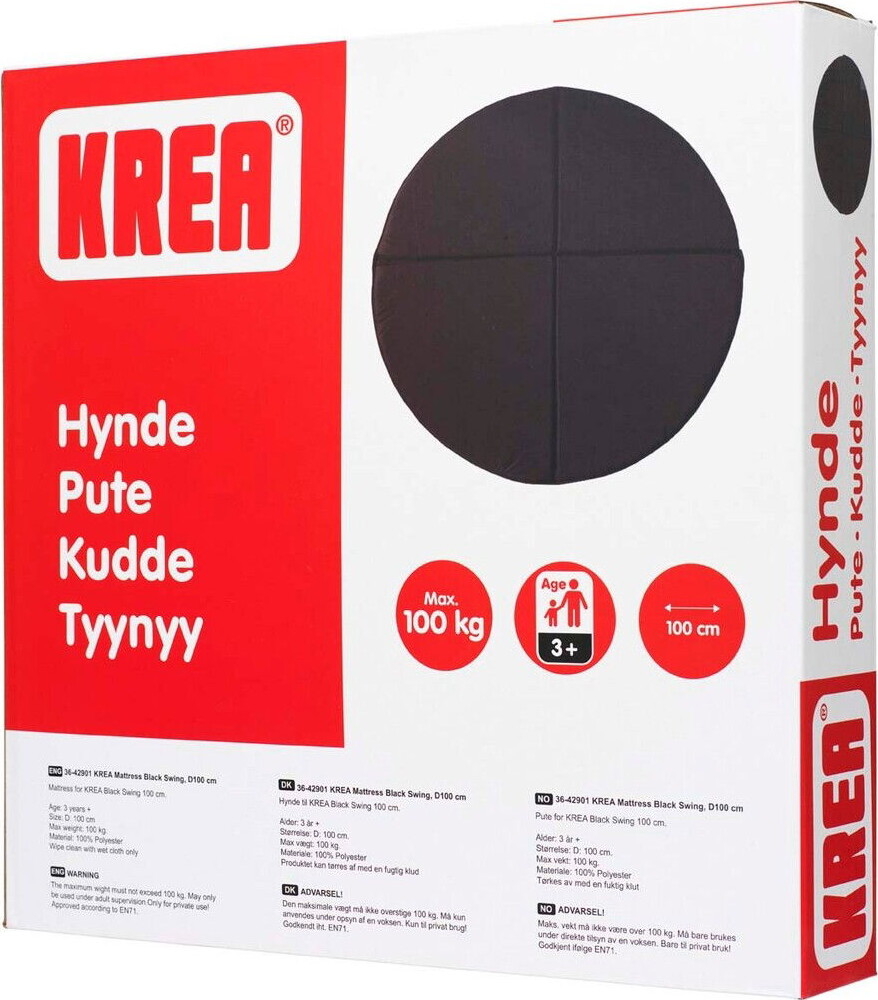 KREA Mattress Black Swing, D100 CM