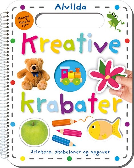 Kreative Krabater - Stickere, Skabeloner Og Opgaver - Diverse - Bog