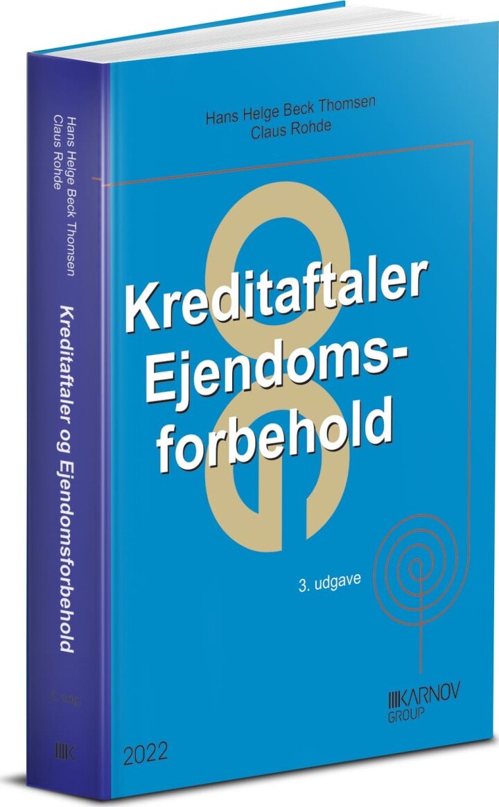 Kreditaftaler Og Ejendomsforbehold - Hans Helge Beck Thomsen - Bog