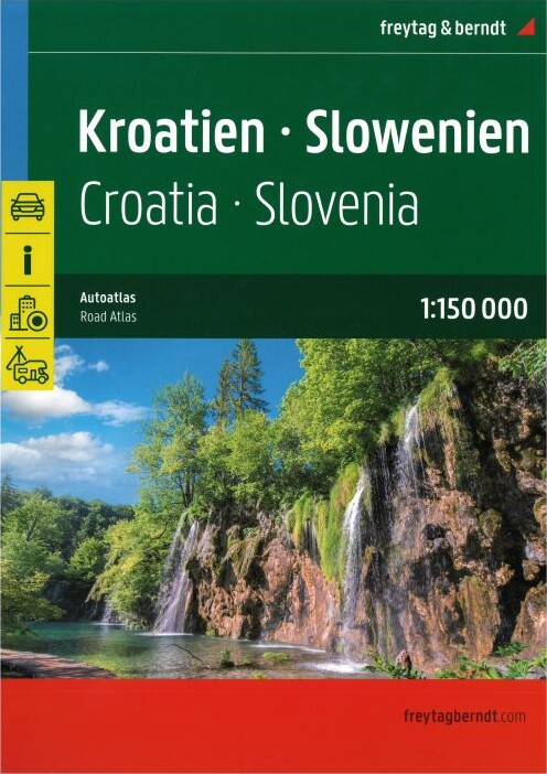 Billede af Kroatien - Slowenien, Croatia - Slovenia Road Atlas - Diverse - English Book