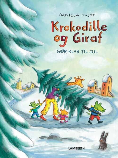 Billede af Krokodille Og Giraf Gør Klar Til Jul - Daniela Kulot - Bog hos Gucca.dk
