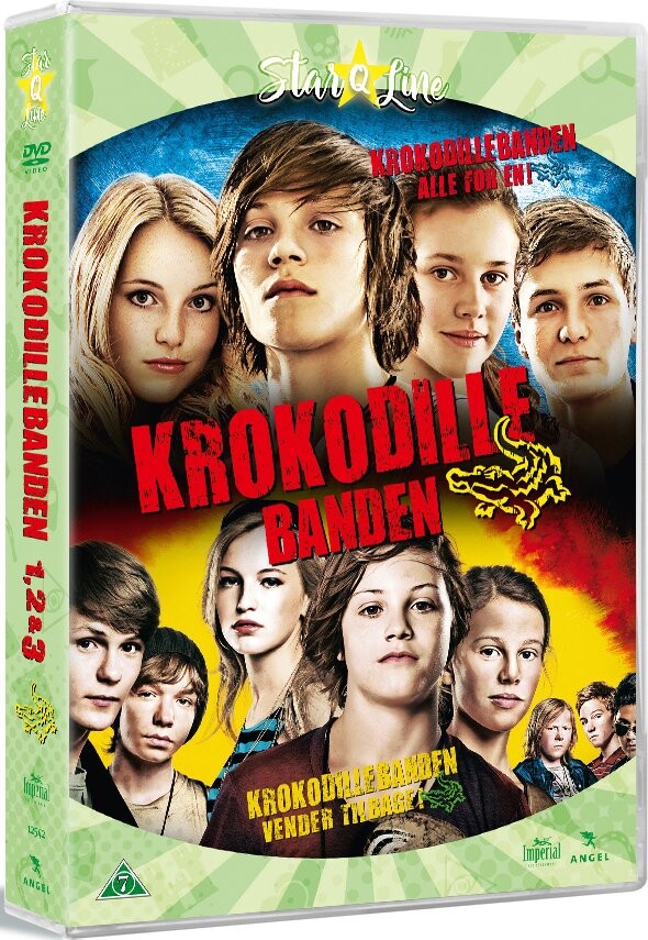 Krokodillebanden 1-3 - DVD - Film