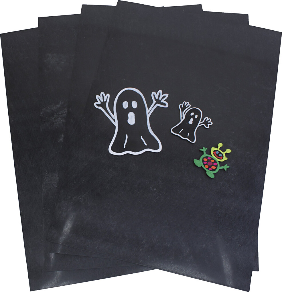 Krympeplader - A4 - Sort - 50 Ark billede