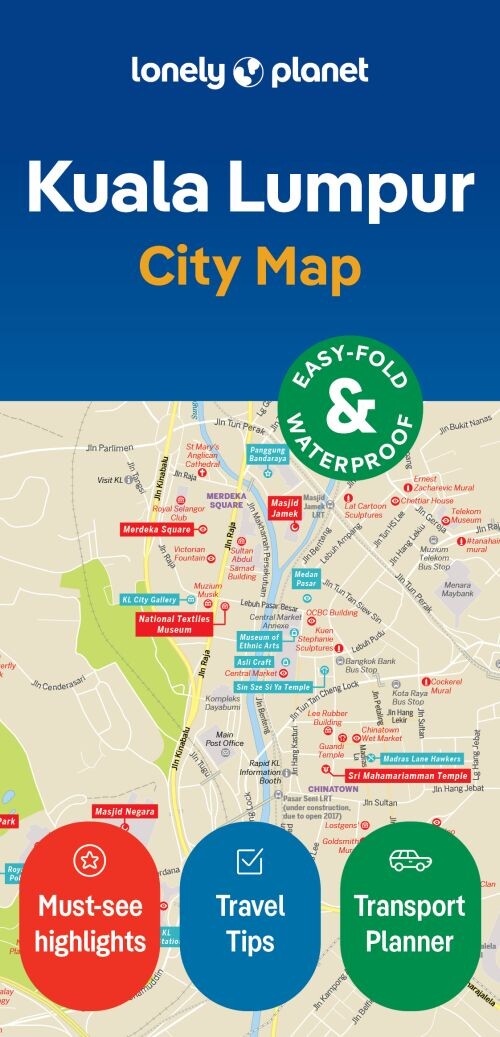 Kuala Lumpur City Map - Lonely Planet - English Book