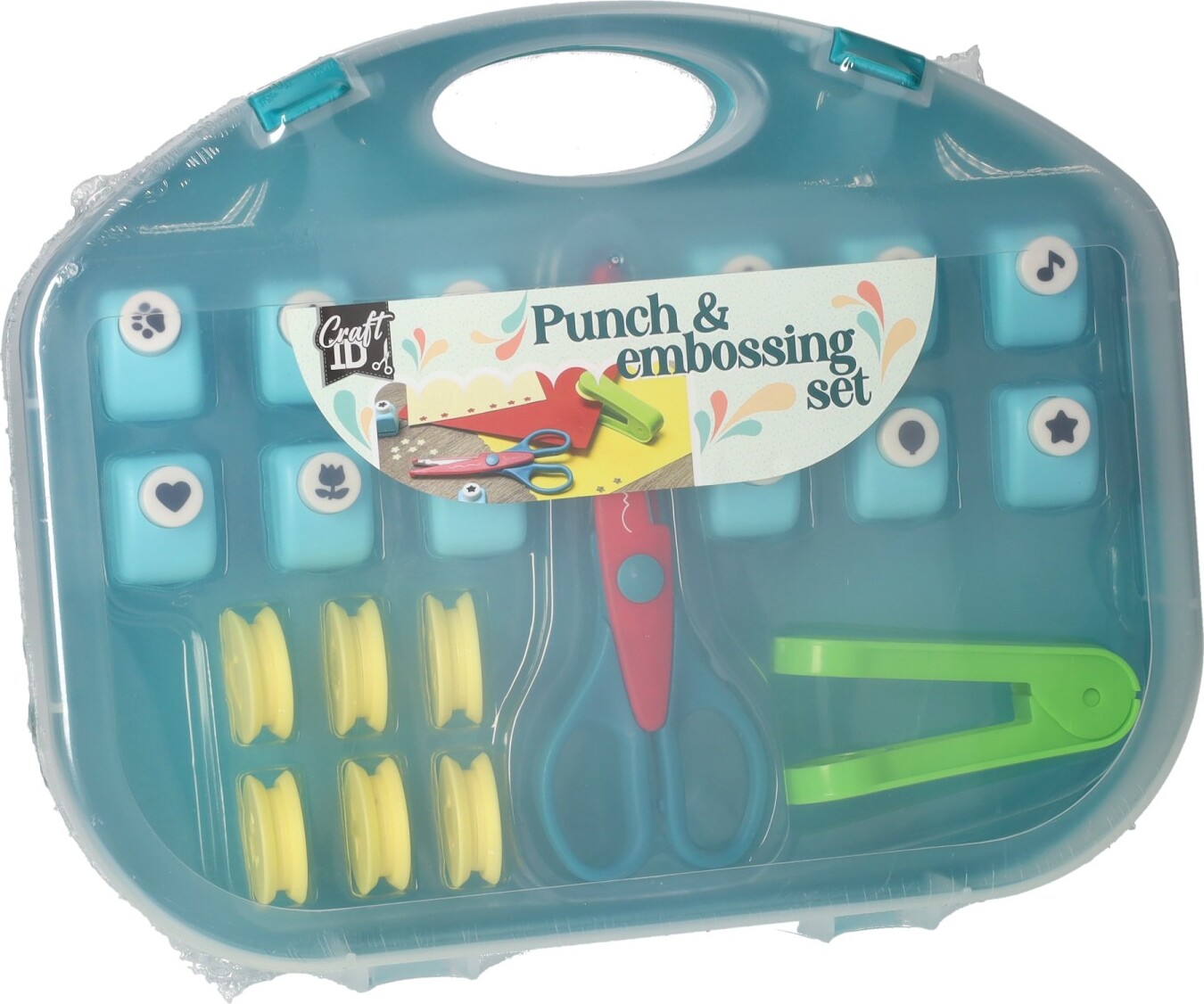 Kuffert Med Hulapparater Og Prægesæt