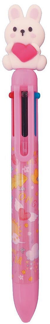 Kuglepen Med 6 Farver - Spree - Assorteret