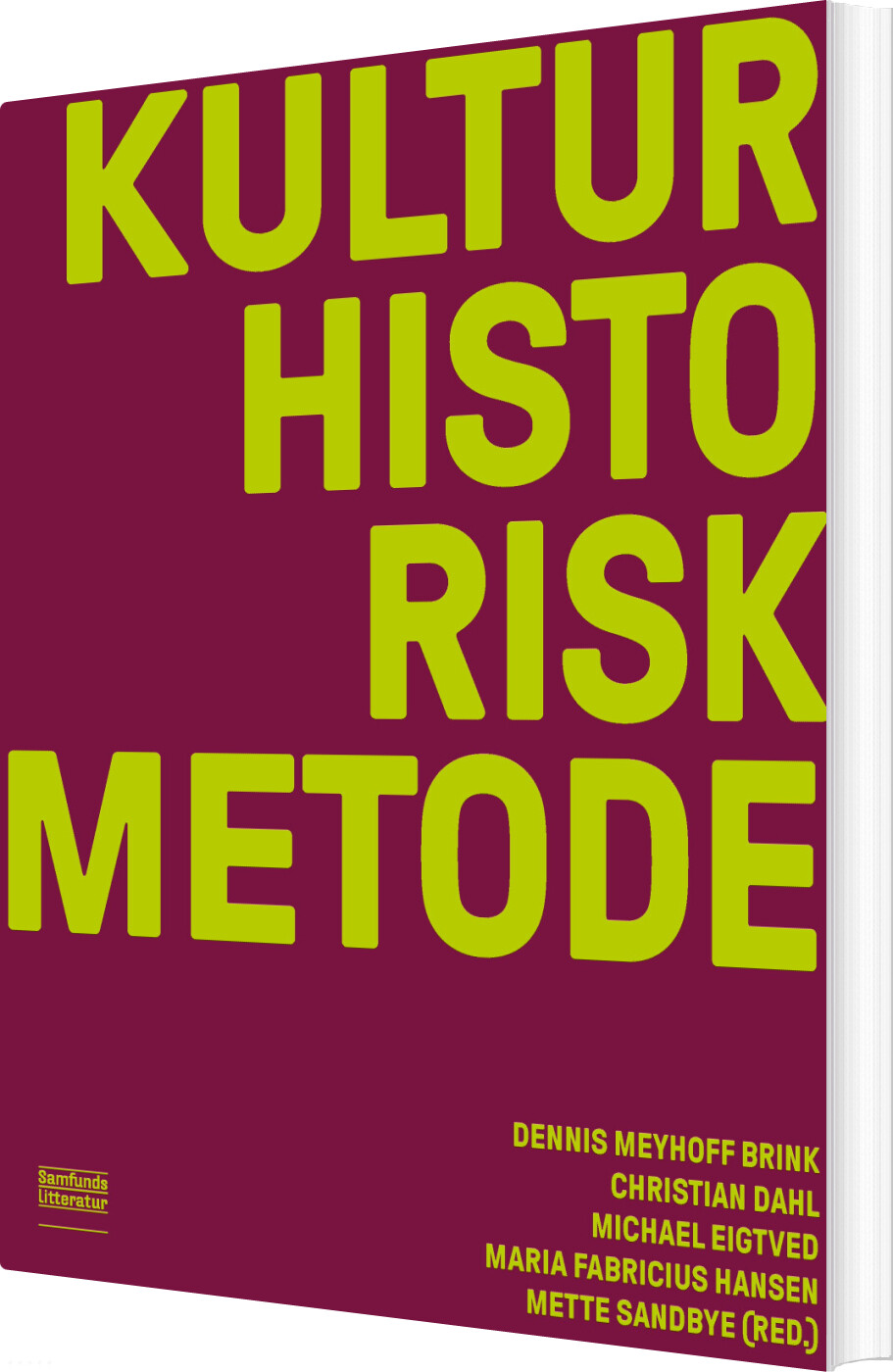 Kulturhistorisk Metode - Michael Eigtved - Bog