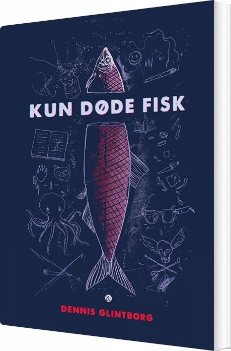 Billede af Kun Døde Fisk - Dennis Glintborg - Bog