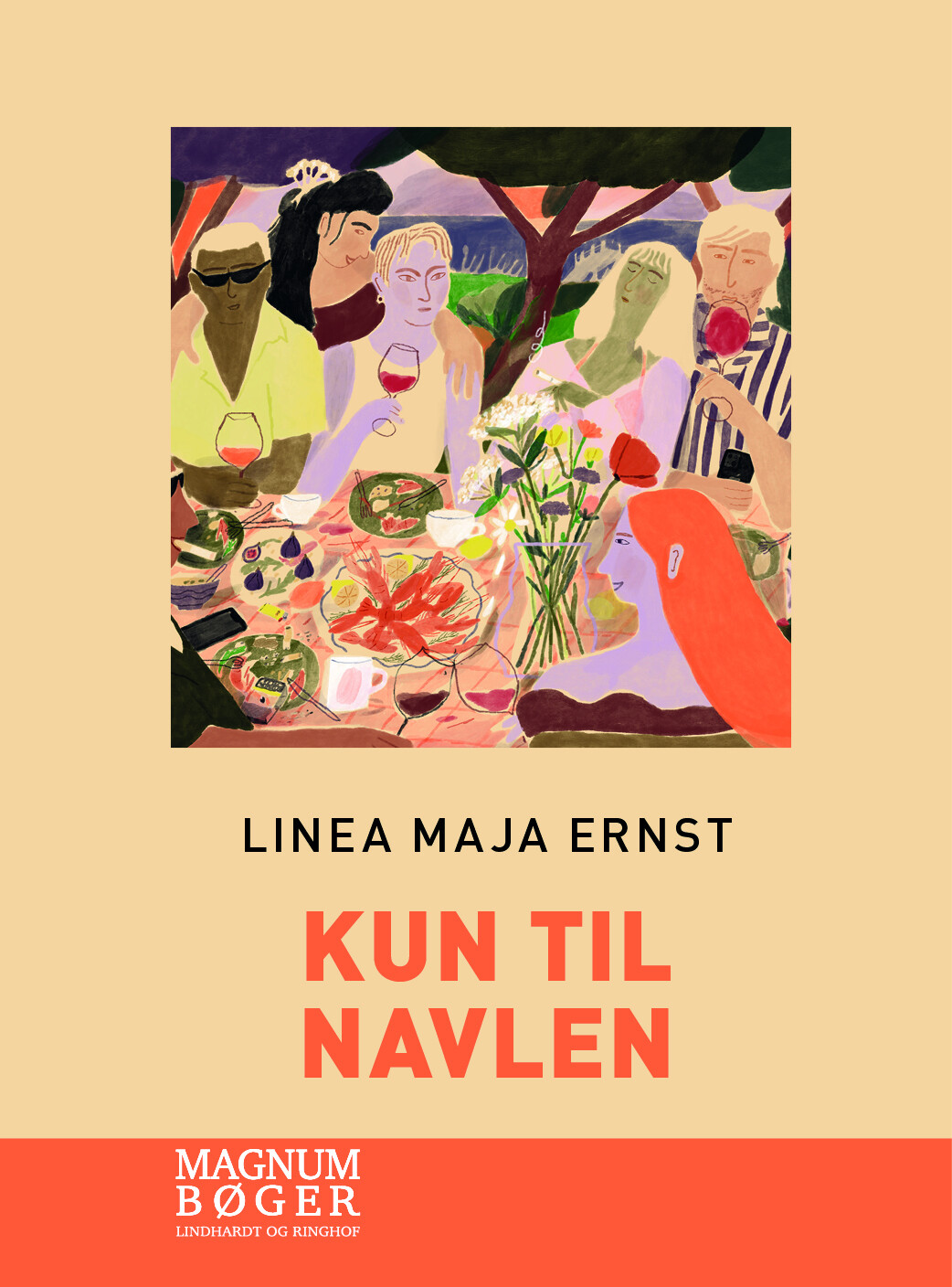 Kun Til Navlen (storskrift) - Linea Maja Ernst - Bog - Lindhardt Og Ringhof