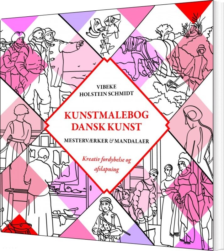 Billede af Kunstmalebog - Dansk Kunst - Vibeke Holstein Schmidt - Bog