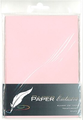 Kuvert C6 120g Blossom Tekstureret 10stk. - 934 - Paper Exclusive