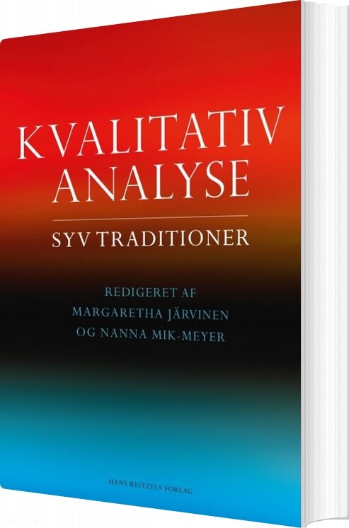 Billede af Kvalitativ Analyse - Søren Kristiansen - Bog