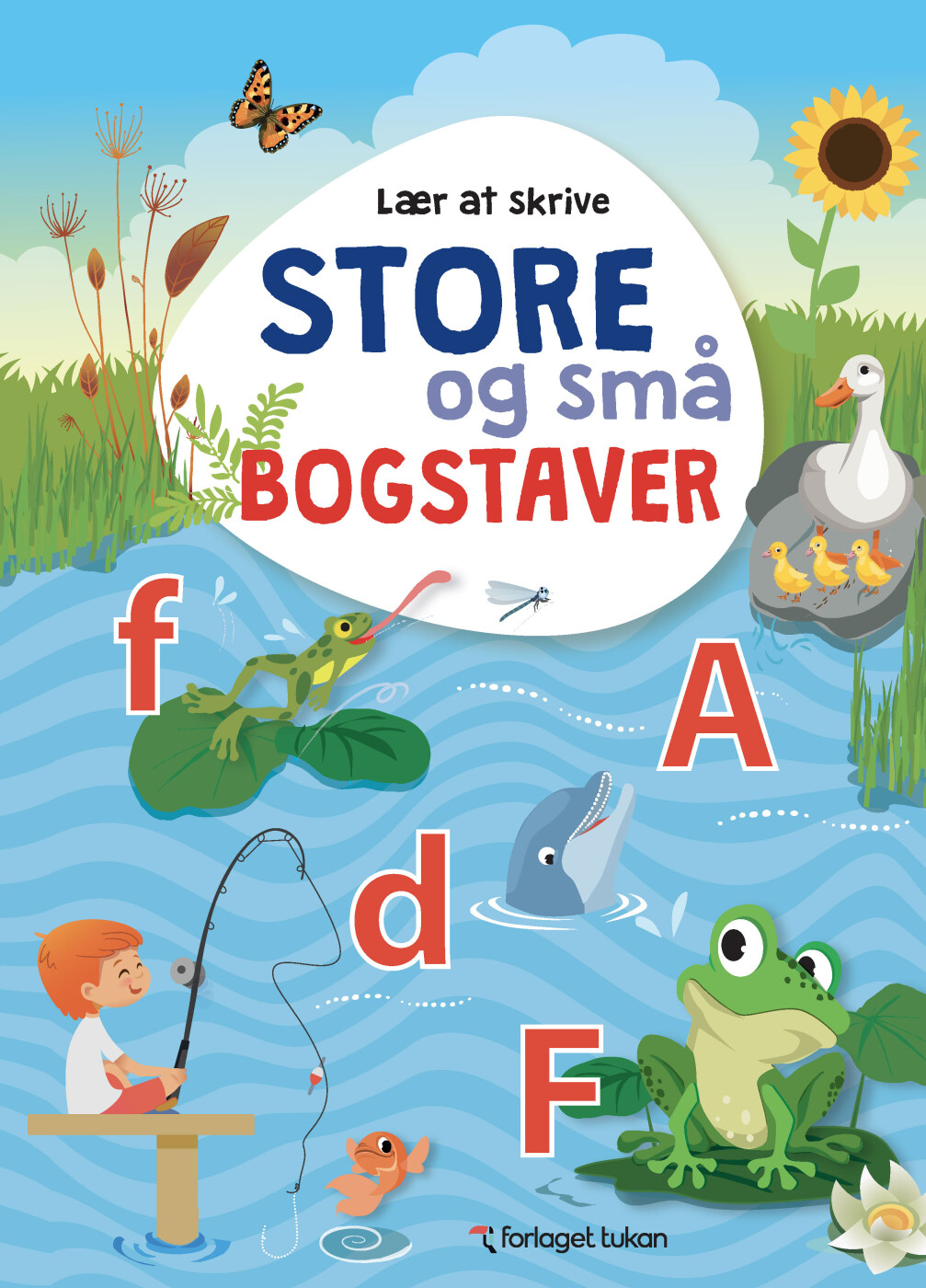 Lær At Skrive Store Og Små Bogstaver - Bog