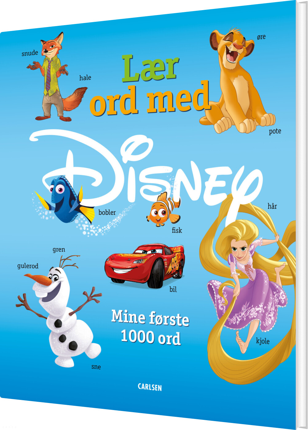 Lær Ord Med Disney - Disney - Bog