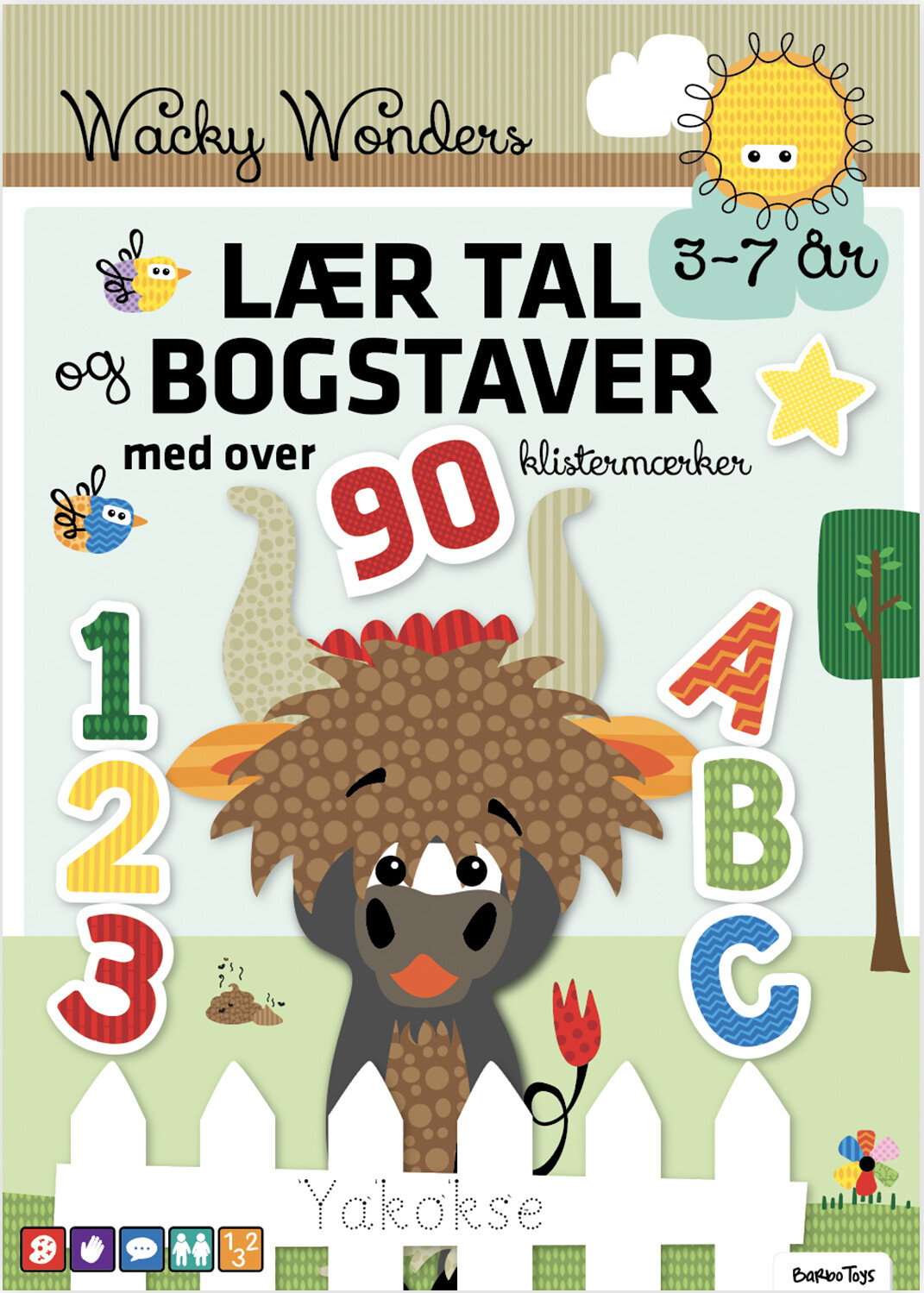 Wacky Wonders - Lær Tal Og Bogstaver - Bog