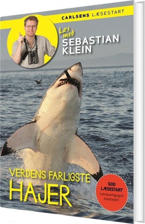 Læs Med Sebastian Klein: Verdens Farligste Hajer - Sebastian Klein - Bog