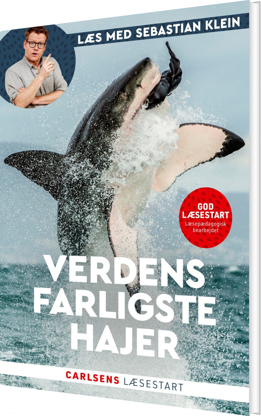 Læs Med Sebastian Klein - Verdens Farligste Hajer - Sebastian Klein - Bog
