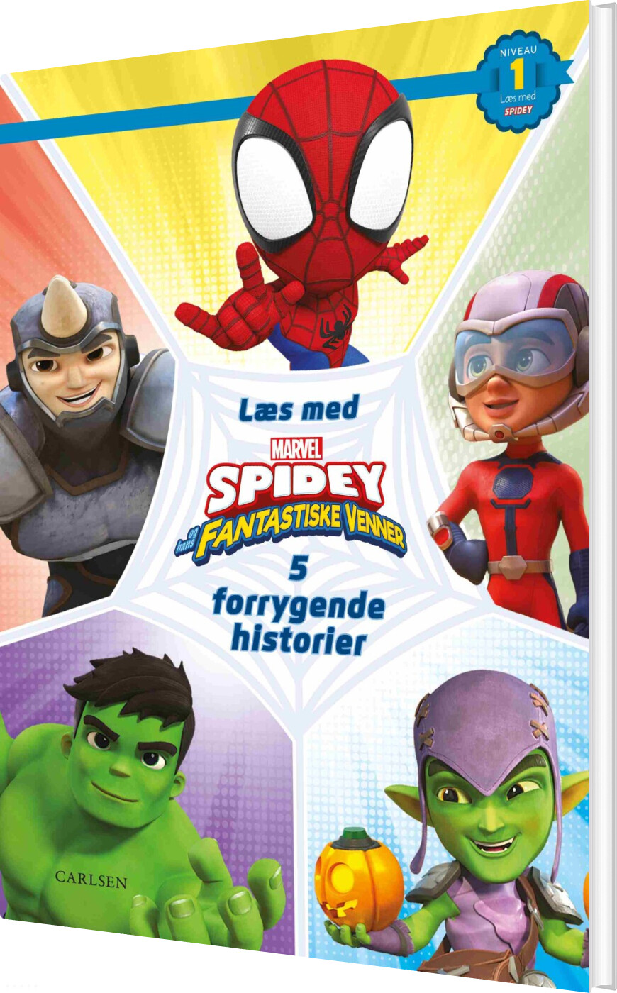 Læs Med Spidey Og Hans Fantastiske Venner - Fem Forrygende Historier - Bog