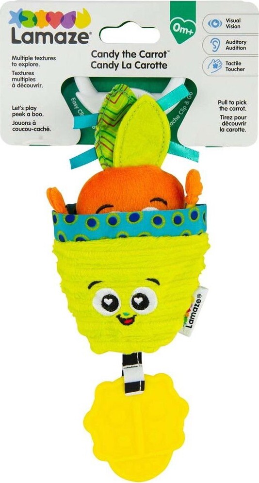 Lamaze - Mini Clip & Go Gulerod