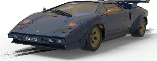 Scalextric - Lamborghini Countach Walter Wolf - Blå - 1:32 - C4411