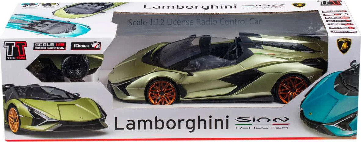 Fjernstyret Lamborghini Sian - 1:12 - 2,4 Ghz - Grøn