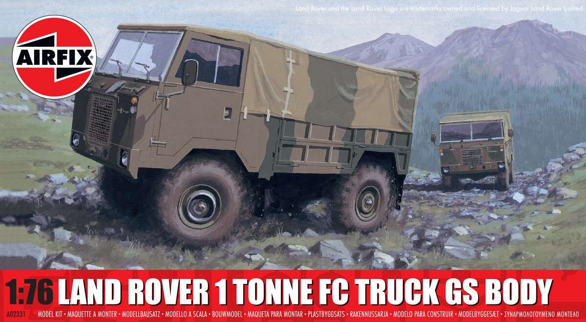 Airfix A02331 - Land Rover 1 Tonne Fc Truck Gs Body - 1:76