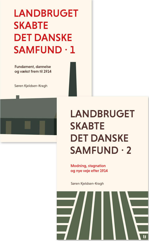 Landbruget Skabte Det Danske Samfund 1 + 2 - Søren Kjeldsen-kragh - Bog - U Press