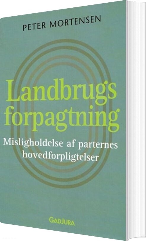 Billede af Landbrugsforpagtning - Peter Mortensen - Bog