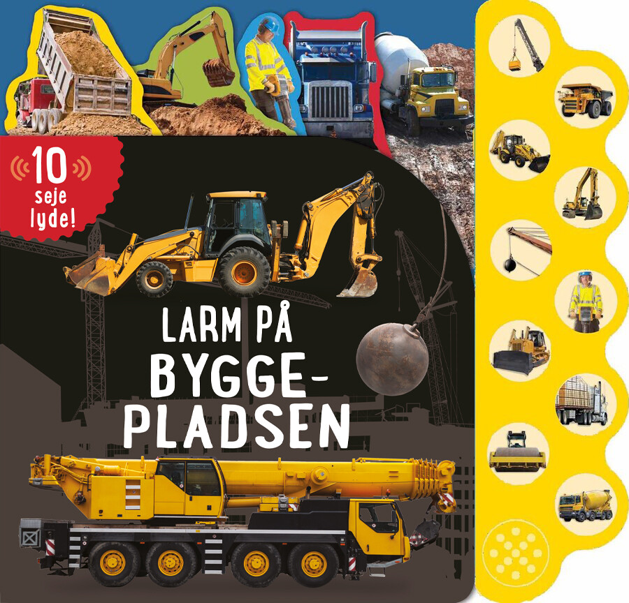 Larm På Byggepladsen - Bog