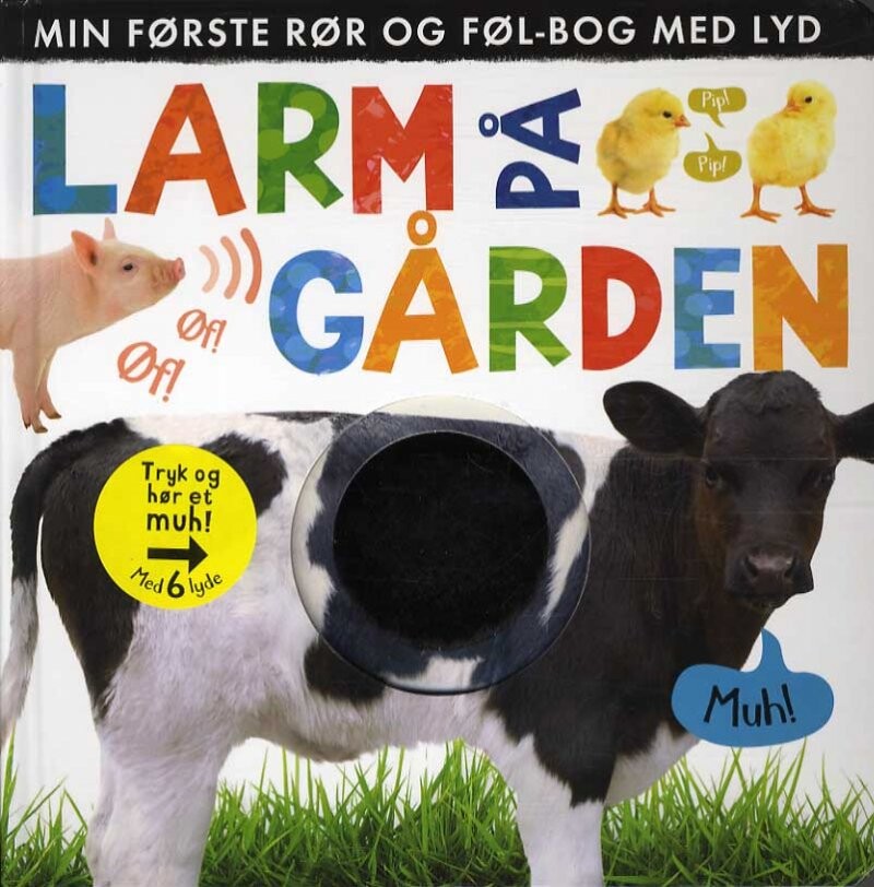 Billede af Larm På Gården: Min Første Rør Og Føl-bog Med Lyd - Diverse - Bog hos Gucca.dk