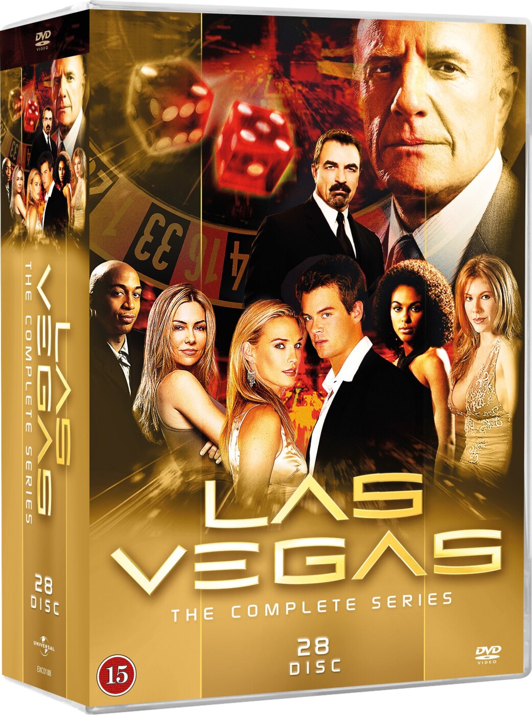 Las Vegas - Den Komplette Serie Sæson 1-5 - DVD - Tv-serie
