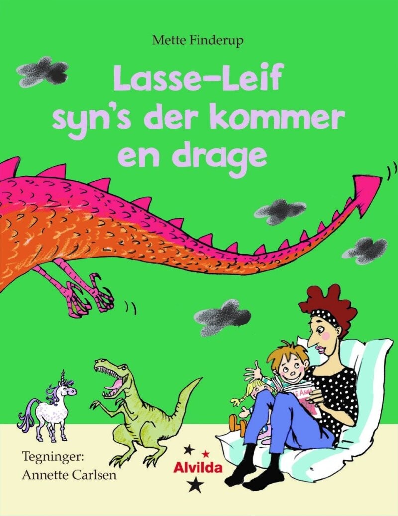 Billede af Lasse-leif Syns Der Kommer En Drage - Mette Finderup - Bog hos Gucca.dk