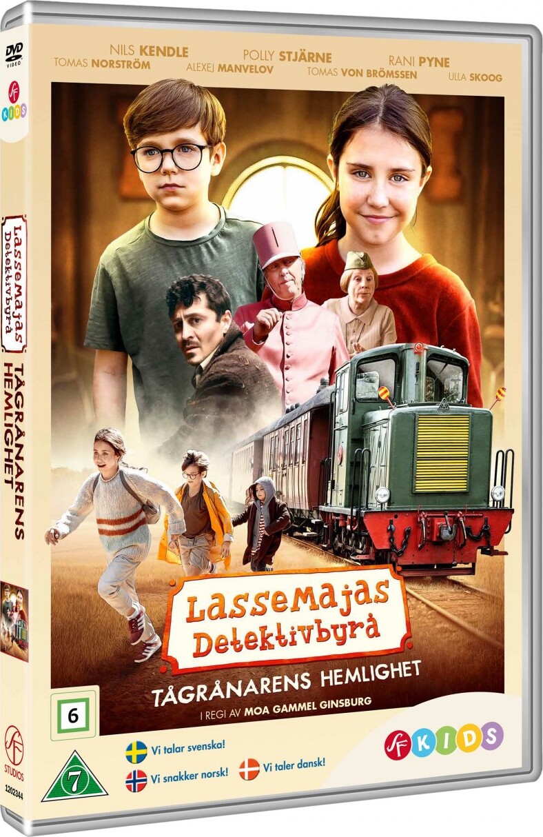 Lassemajas Detektivbureau - Togrøverens Hemmelighed - DVD - Film