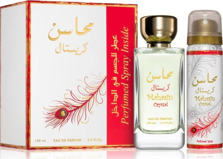 Lattafa - Mahasin Crystal (with Deo) Edp 100 Ml