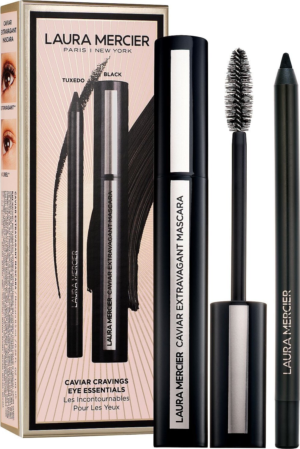 Laura Mercier Holiday Set Caviar Cravings Eye Essentials (8,5 ml + 1,2 g)