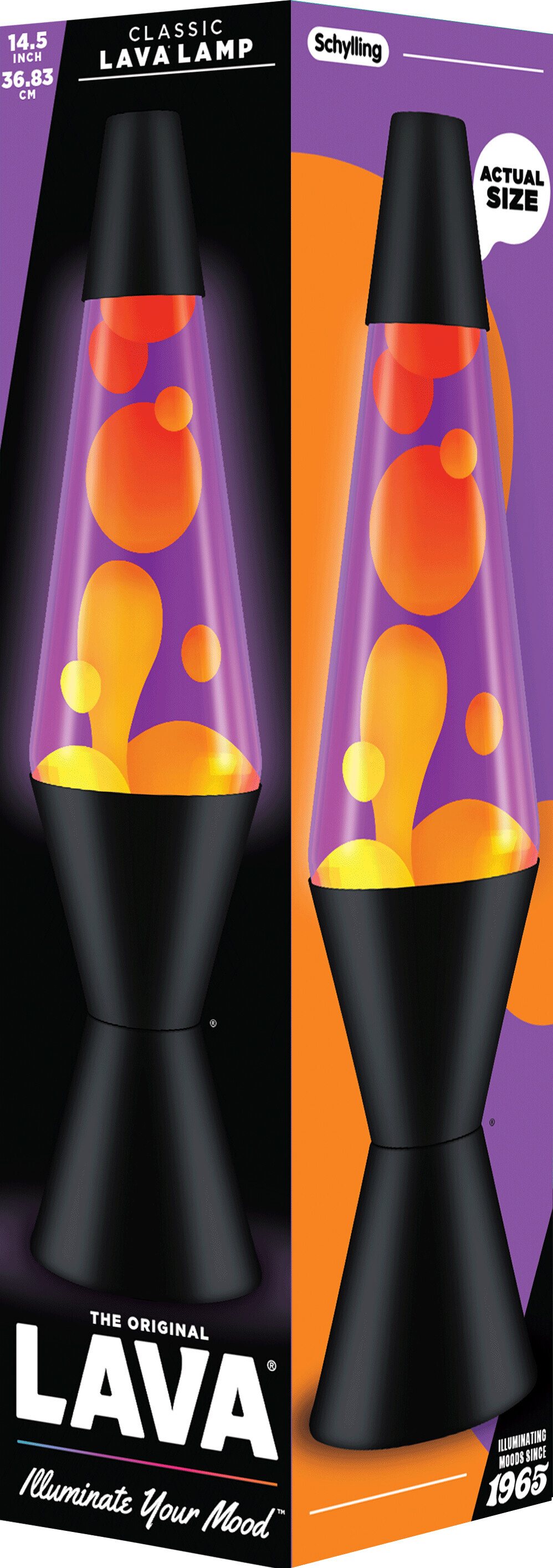 Lavazza - Lava® Lampe - Orange/lila - 37 Cm