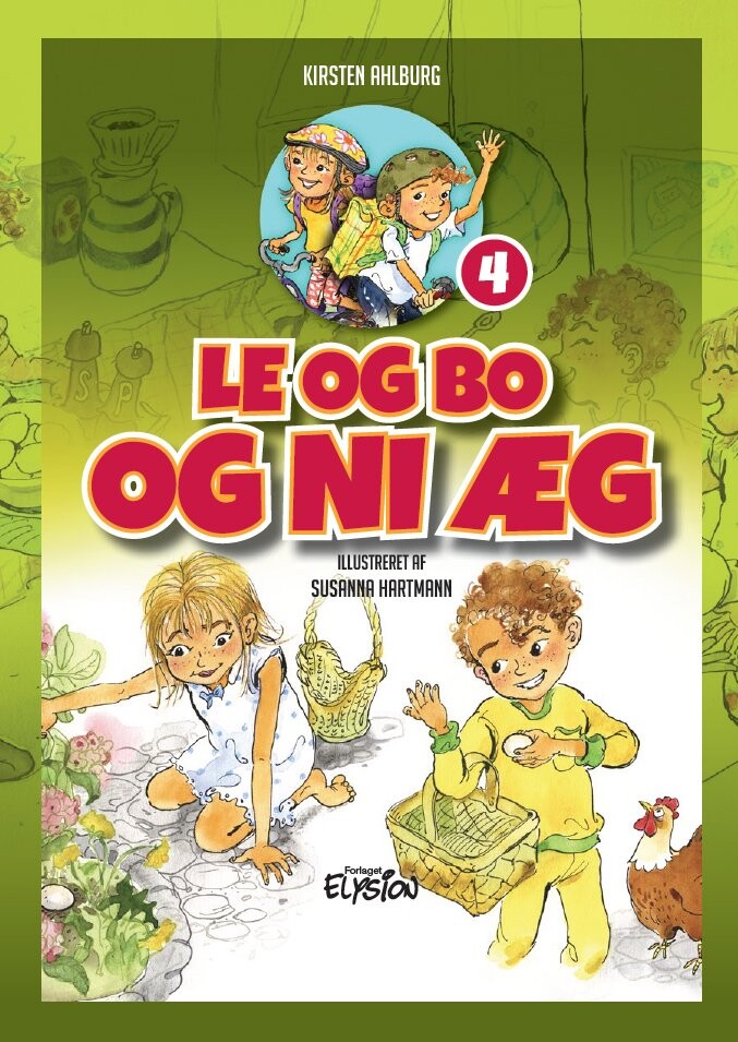 Billede af Le Og Bo Og Ni æg - Kirsten Ahlburg - Bog