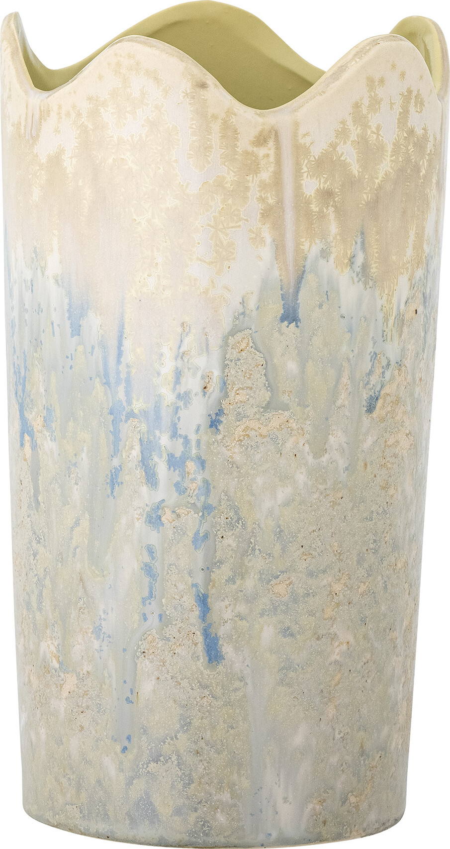 Bloomingville - Leandro Vase - Natur - Stentøj - H 26 Cm