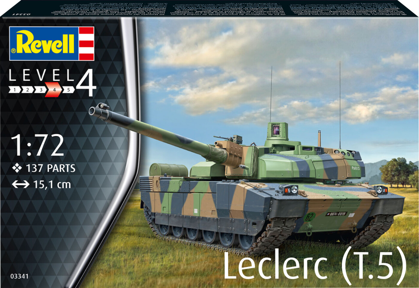 Revell - Leclerc T.5 Tank Byggesæt - 1:72 - Level 4 - 03341